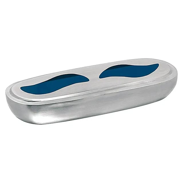 Wasserverdunster / Luftbefeuchter Edelstahl Schale 400 ml 25x10x4cm-19993 - Metrox