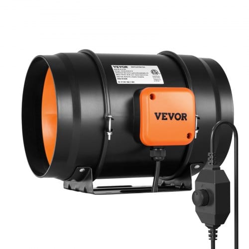 Inline-rohrventilator, 203,2 Mm, Rauchabzug, Inline-kanalventilator Mit Variablem Drehzahlregler, Leiser Abluftventilator Mit Ac-motor Für Kühlverstärker, Wachstumszelte, Hydrokultur
