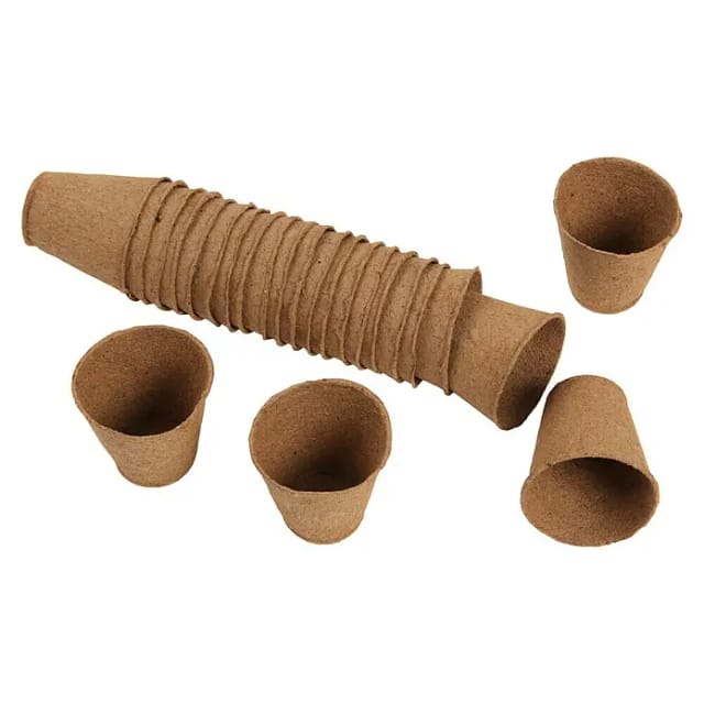Anzuchttöpfe 6cm 24 Stk. Rund