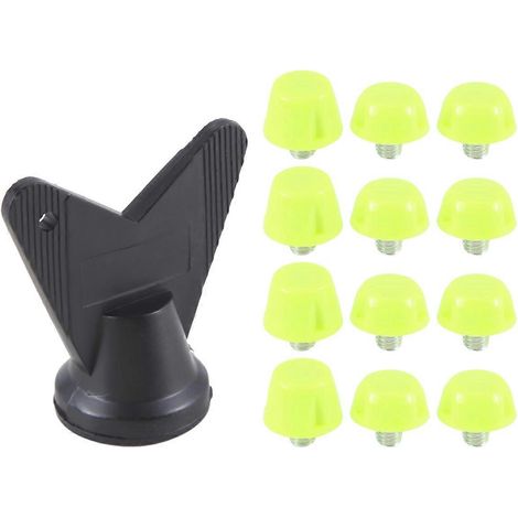 12 Ersatzstollen Für Fußballschuhe Mit Anti-rutsch-beschichtung, M5-gewinde, 7 Mm/10 Mm