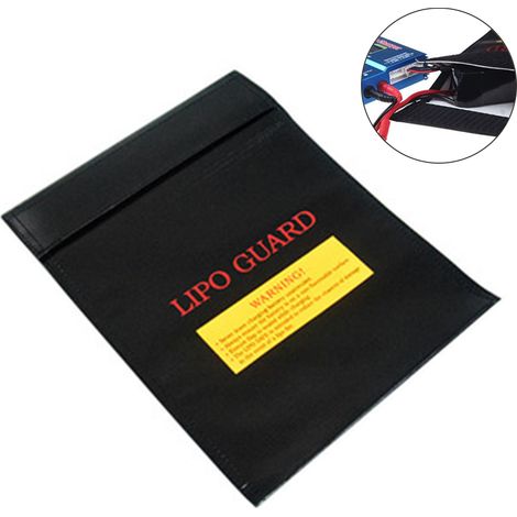 Feuerfeste Tasche – 18 X 23 Cm – Für Dokumente Und Lithiumbatterien – Wasserabweisend Und Hitzebeständig Bis Über 800 °c – 1 Stück