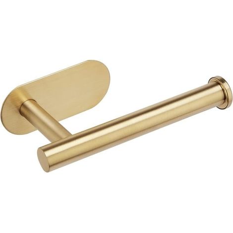 Wandmontierter Toilettenpapierhalter (gebürstete Oberfläche), Aus Edelstahl 304, Selbstklebend, Kein Bohren Erforderlich.
