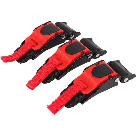 Motorradhelm-verschluss – Schnellverschluss Aus Nylon Und Kunststoff – Für Kinnriemen – 3er-pack