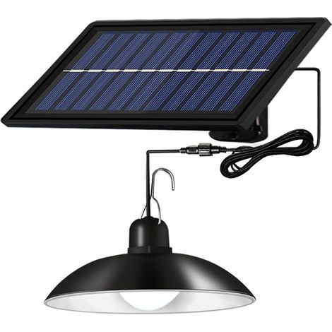 Led-solar-deckenleuchte, Dimmbare Außenbeleuchtung, Veranda-kronleuchter, Zweiteiliger Solar-kronleuchter