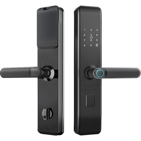 Intelligentes Fingerabdruck-türschloss – Schlüsselloser Biometrischer Zugang Mit Fernzugriff Und Usb-backup [jsr]