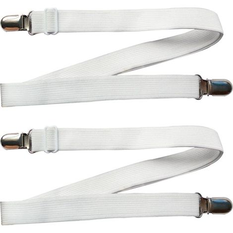 Bettgurt – Verstellbar Von 60 Bis 200 Cm – Für Bettlaken, Matratzen, Sofas, Tischdecken – 2er-set