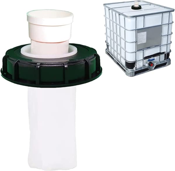 Ibc-tankdeckel Mit Nylonfilter, 165 Mm Tankdeckel Mit Waschbarem Filter Geeignet Für Regenwassersammel- Und Speichertanks