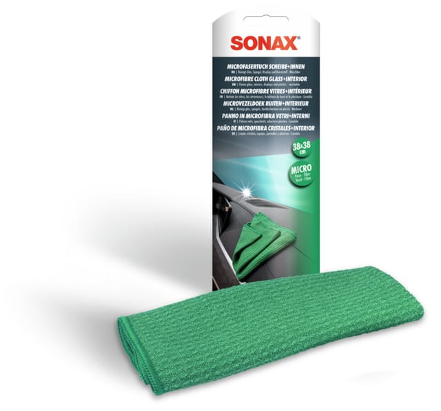 SONAX Microfasertuch für Scheiben und Innenbereich