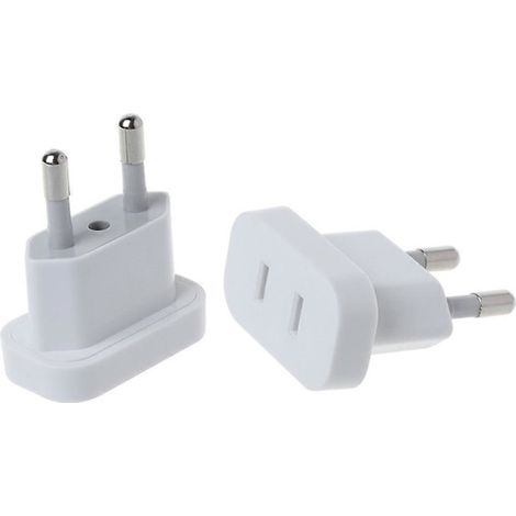 Reiseadapter Mit Us-stecker Auf Europäischen Stecker, Ladekonverter Mit Us-standard Auf Europäischen Standard [db]
