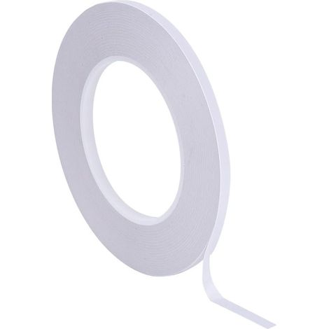 Doppelseitiges Klebeband – 39,4 M – 4,3 Mm Breit – Weiß – Für Bastelarbeiten, Scrapbooking, Tapeten, Geschenkkarten – 1 Rolle