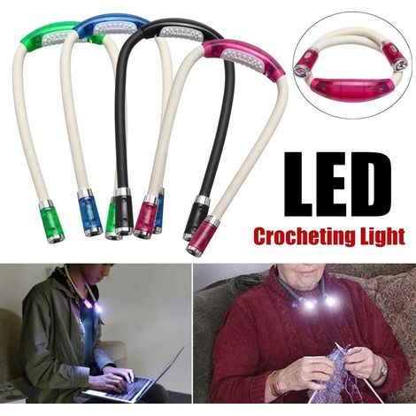 Freihändige Und Flexible Led-nackenlampe/leselampe/nachtlicht