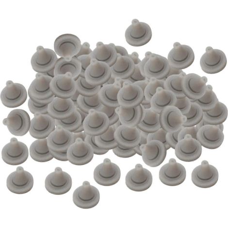 Packung Mit 100 Silikon-duschdüsen, Ersatzdüsen, Universalausführung, Geeignet Für Die Meisten Duschköpfe, Erhältlich In Den Größen 4 Mm/5 Mm.