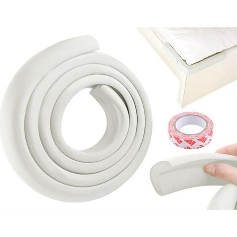 4 Meter Langer Tischkantenschutz – Weiß, Zuschneidbar