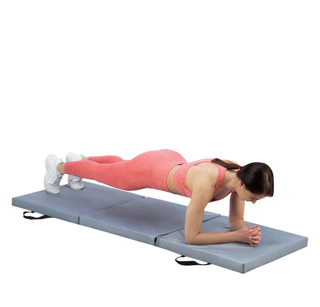 MGS02 GYMNASTIK-KLAPPMATRATZE 1800x600MM GRAU HMS PREMIUM
