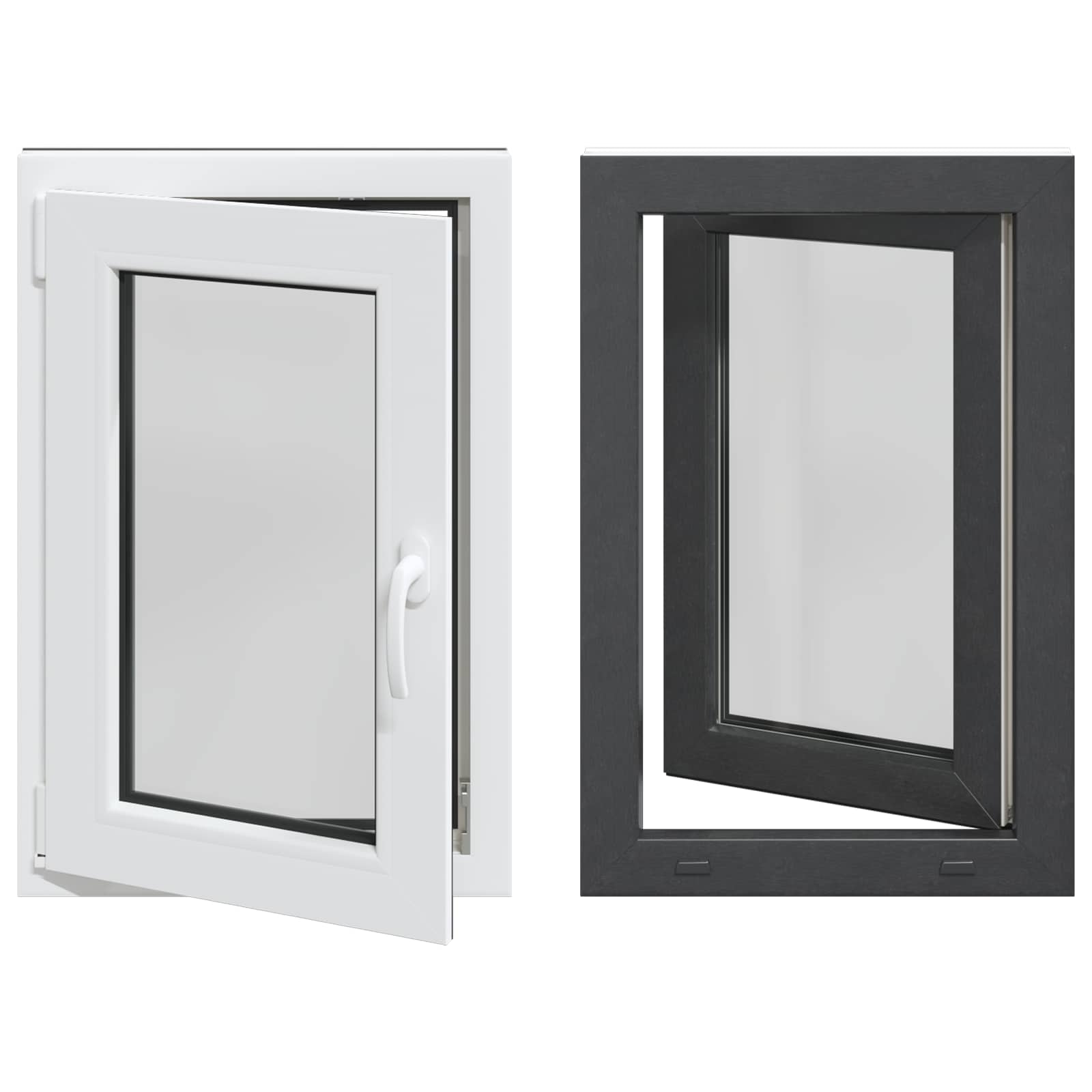 Kellerfenster Innenseite Farbe Weiß Risor 60 X 80 Cm Vidaxl