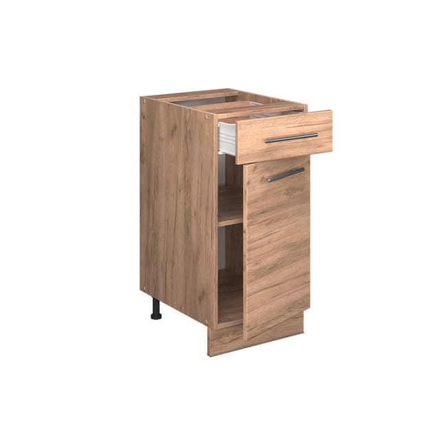 Küchenunterschrank Fame-Line, Goldkraft Eiche, 40 cm ohne Arbeitsplatte, Vicco
