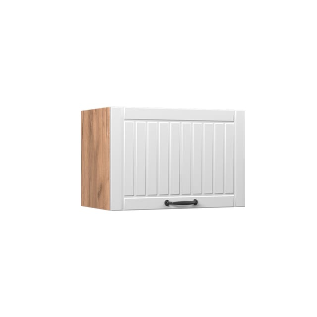 Hängeschrank Fame-Line, Weiß Landhaus, 60 cm Flach, Vicco