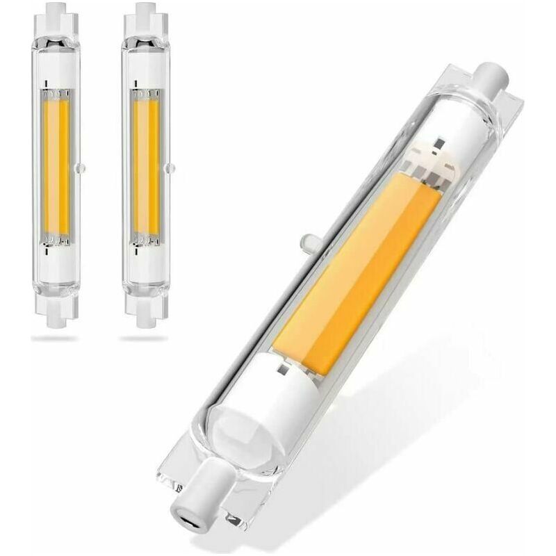 R7s 30w 3000lm Cob Led-lampe, 78mm, Dimmbar, Warmweiß 3000k, Ersetzt Eine 300w Halogenlampe [jun]