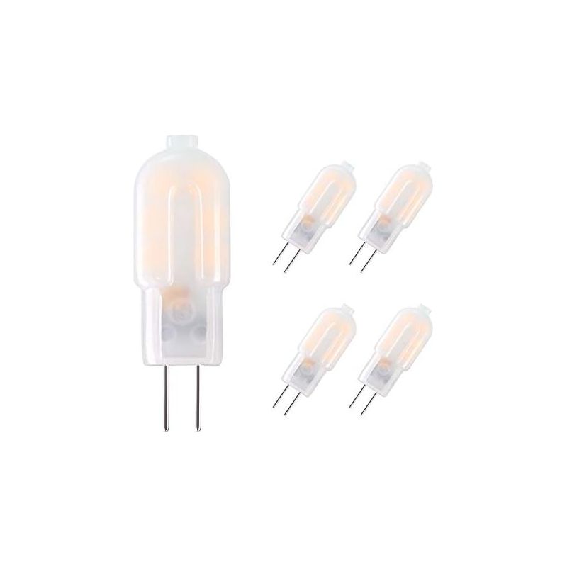 Vicloon G4 Led-lampe, [10er-pack] G4 Led-lampen, Warmweiß, Klar, 2 W, 130 Lm, Ersatz Für 15-w-halogenlampen, 12 V Ac/dc, 3000 K, [yjd]