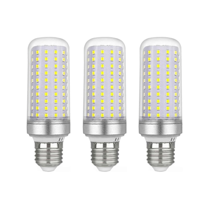 E27 Led-lampe Mit Maiskolbensockel (3 Stück) 30 W Ac175-265 V, Kaltweißes Licht 6000 K, 2500 Lm, Nicht Dimmbar, Entspricht Einer 300-w-halogenlampe.