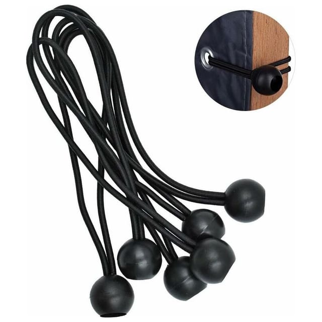 Strapazierfähiges Material, Kugel-gummiseil Für Camping, 25 Robuste Gummibänder, Einfache Montage Und Demontage, Wetterfest, Geeignet Für
