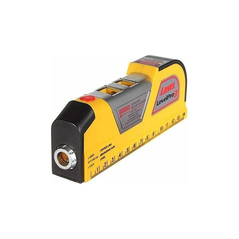 2,5-m-laser-nivelliergerät, Horizontales Und Vertikales Messband, Neigungsmesser, Messversteller, Multifunktions-vertikallineal