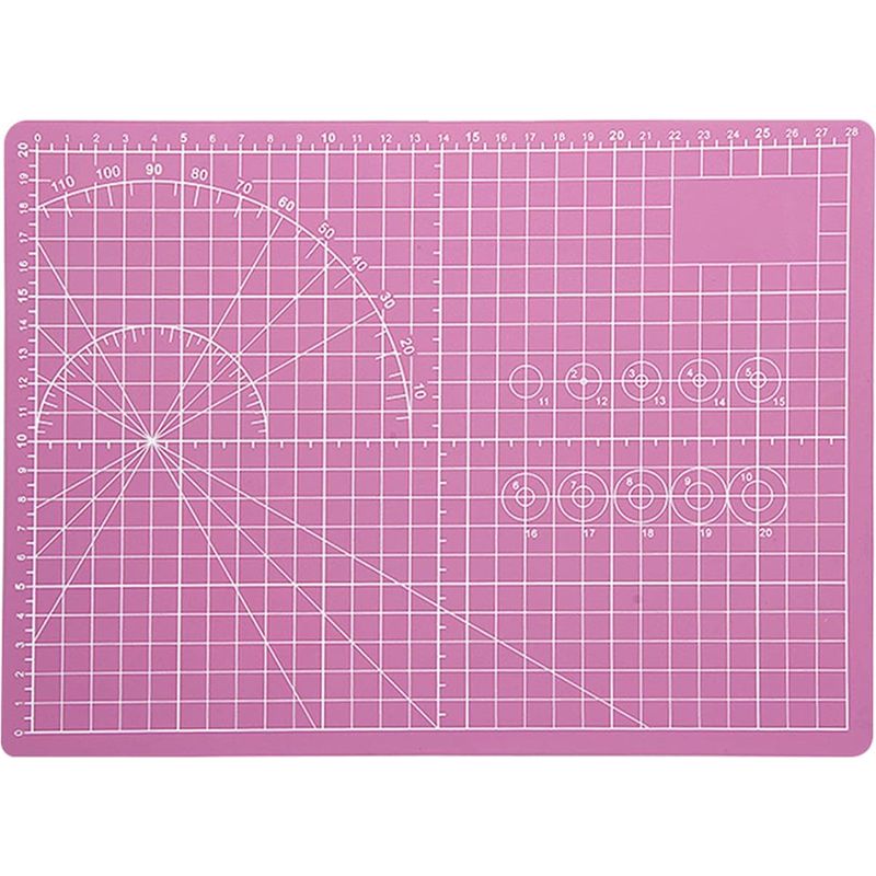Schneidematte, Nähmatte, Schneidebrett, Schneidebretter, Für Stoff, Quilten, Nähen, Scrapbooking (rosa)