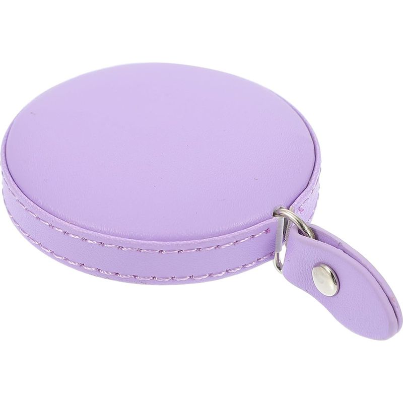 15 Meter Langes Maßband Aus Pu-leder, Flexibel Und Kompakt, Tragbar Und Praktisch, Ideal Zum Nähen Und Für Präzise Messungen, Lila