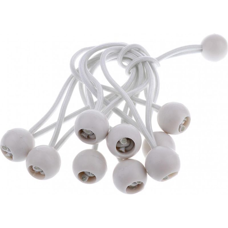 Packung Mit 10 Robusten, 16 Cm Langen Schwarzen Gummibändern, Ideal Für Ballonbaldachine.