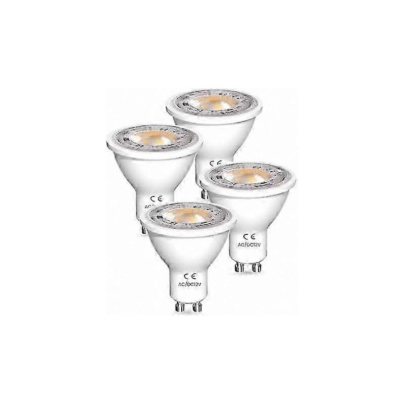 Gu10 7w Warmweiße Led-lampe, 12v Ac/dc-spot, 650 Lm, Entspricht Mr16, 3000k, 38° Abstrahlwinkel, Energiesparender Halogenlampenersatz