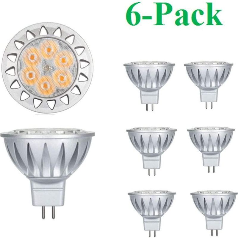 Mr16 7w Gu5.3 Led-lampe, Ersatz Für 50w-75w Halogenlampen, 2700k