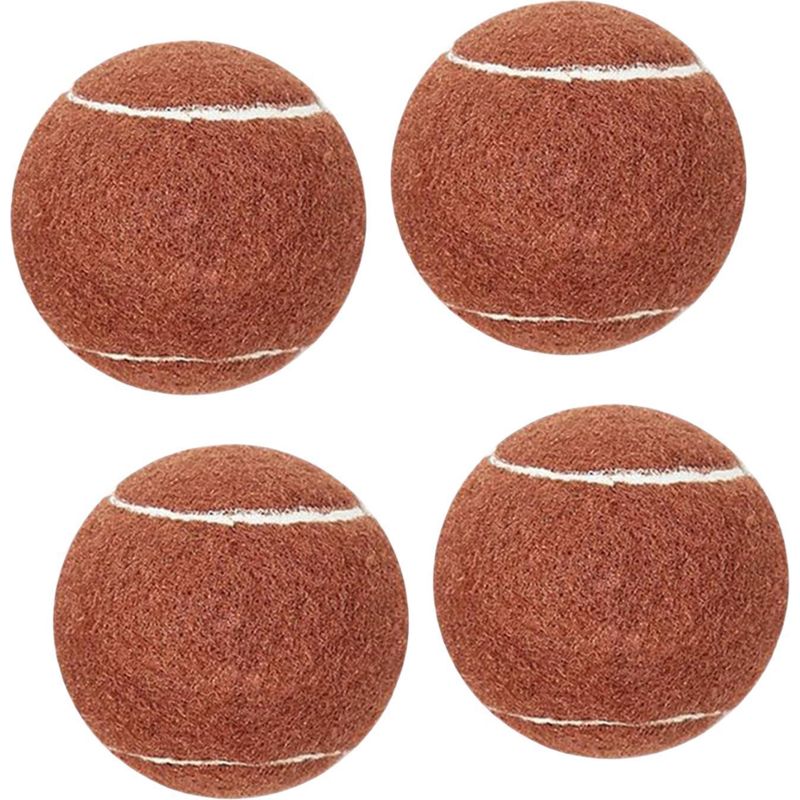 Vorgeschnittene Tennisbälle Für Möbel- Und Bodenfüße (braun)