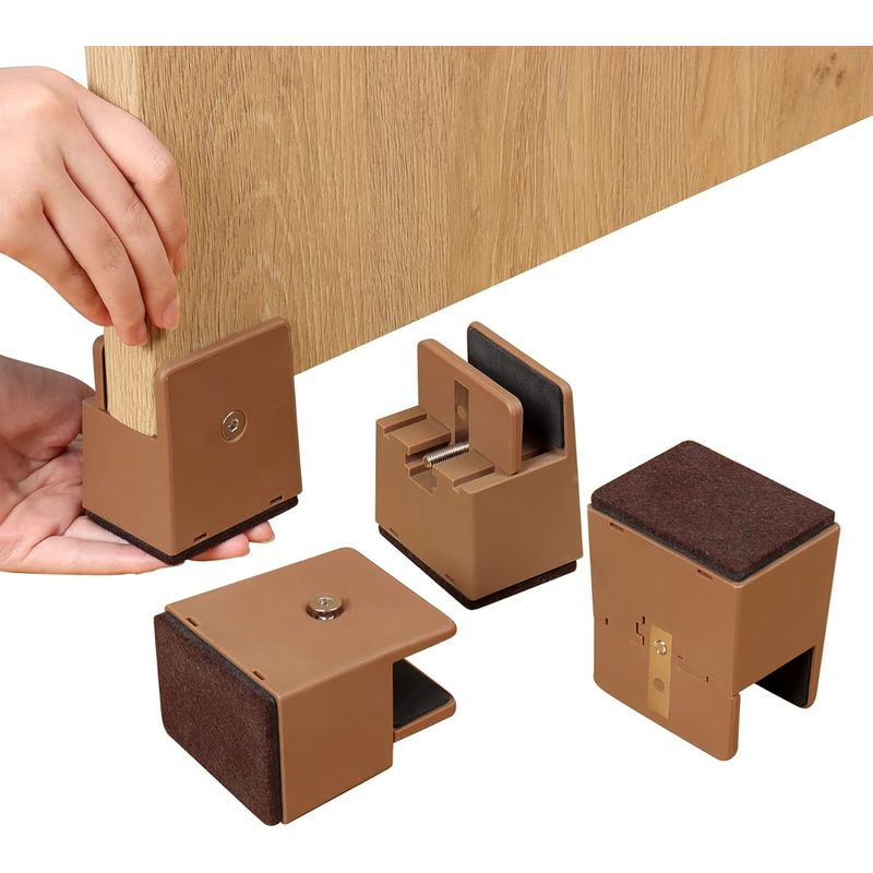 Verstellbare 5 Cm Stuhlbeinerhöhungen Mit Schraubklemme, Robust, Für Sofabeine, Kompatibel Mit Stuhlbeinen Mit Einem Durchmesser Von [fehlender Durchmesser].