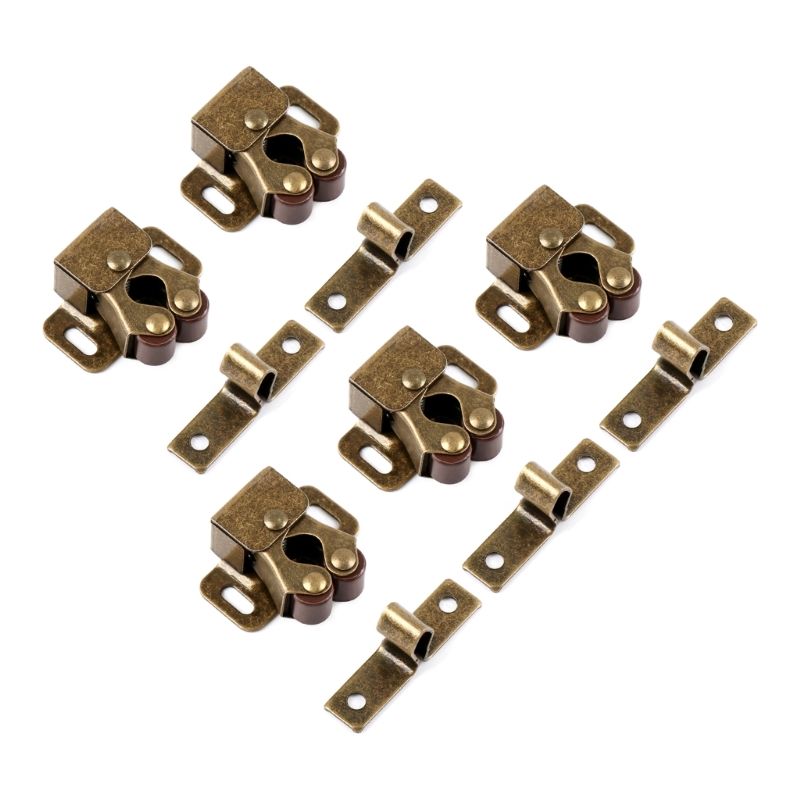 Set Mit 5 Doppelrolltüren Für Kleiderschränke. Zuverlässige Schranktüren Mit Schrauben, Ideal Für Wohnmöbel.