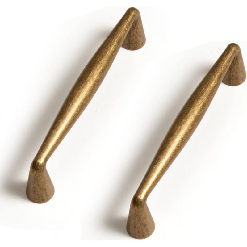 Set Mit 6 Antiken Möbelgriffen, Schubladengriffen – 96 Mm Lochabstand, Antike Bronze-möbelgriffe, Küchengriffe
