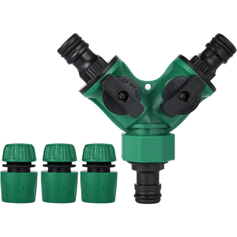 Gartenschlauchverbinder, Gartenschlauchdüse, Y-verteiler, Gartenschlauch-wasserhahnadapter, Gardena 2-wege-gartenhahnverbinder