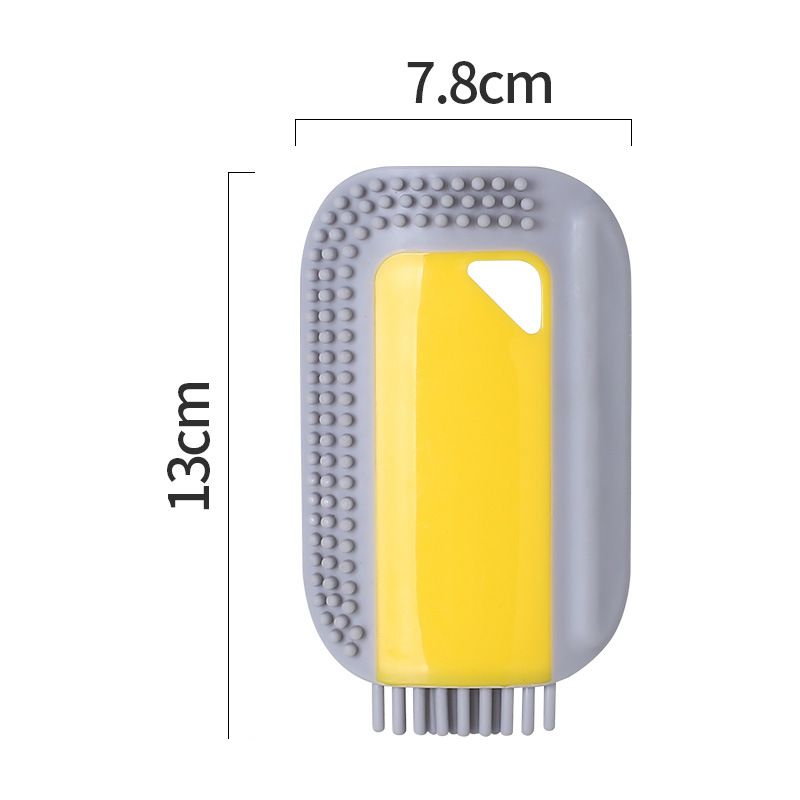 Set Aus 2 Abziehern Für Badezimmerspiegel, Eisbürsten Und Reinigungsbürsten Für Fenster, Autos, Duschen, Arbeitsplatten Und Küchenspülen (gelb).
