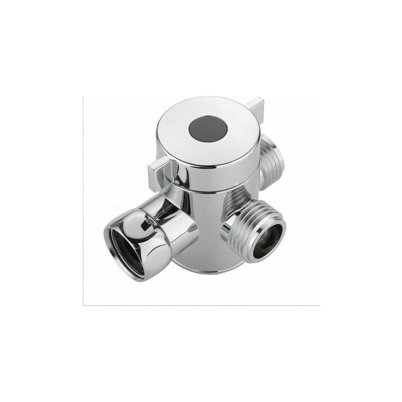 3-wege-t-stück (1/2"), T-anschlussarmatur, Verstellbarer Duschkopf
