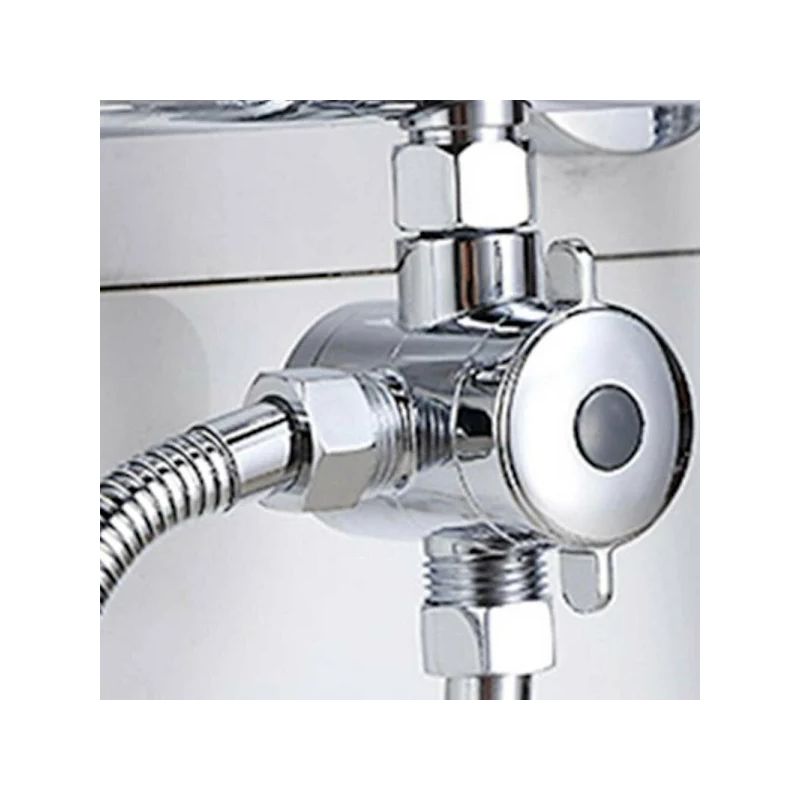 3-wege-t-adapter 1/2 Zoll Für Duscharm, Umstellventil (fmy)