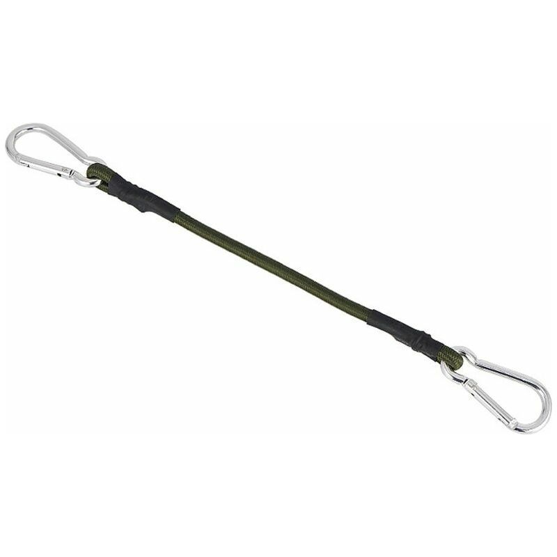 Zubehörset Für Sonnensegel – 4 Elastische Spanner – Schwarz – Sonnenschutz – Befestigungsmaterial – Montagezubehör, Superma, Grün
