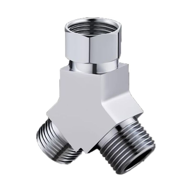 Y-förmiger Anschlussadapter Für Duscharm, 3-wege-umstellventil, Kompatibel Mit Handbrause, Feststehendem Duschkopf Und Strahlventil (weiblich-männlich-männlich).