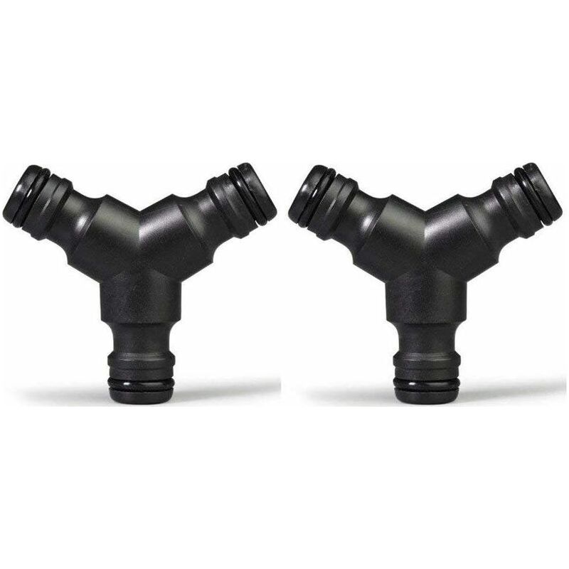 Y-verbinder (3-wege) Für Gartenschläuche, 2er-pack