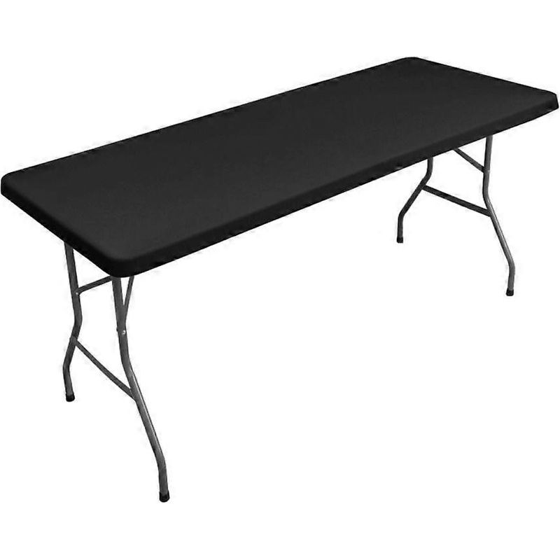 【yd】faltbare Und Waschbare Picknicktischdecke, Hochwertige Tischdecke Für Terrasse Und Rechteckige Tische, Schwarz
