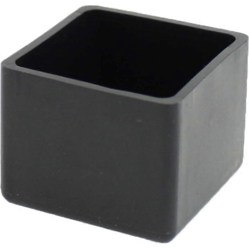 Quadratische Gummifüße Für Stuhl-, Tisch- Und Möbelbeine, 50 Mm (schwarz, 4er-pack)