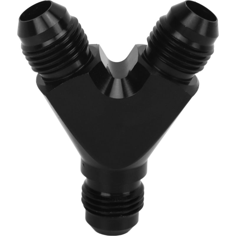 6an Wasserdichter Universal-y-adapter Für Kraftstoffschlauch, Verbindungsstück, Verteiler, Schwarz Eloxiert