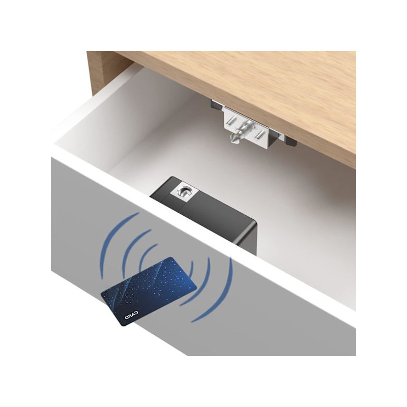 [rm] Verstecktes Rfid-elektronikschloss Für Holzschränke, Schubladen Oder Regale – Schnelle Und Einfache Installation