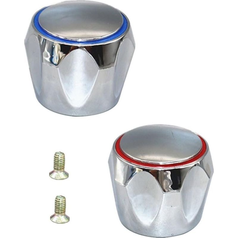 Set Mit 2 Ersatzkappen Für Küchen- Und Badezimmerarmaturen