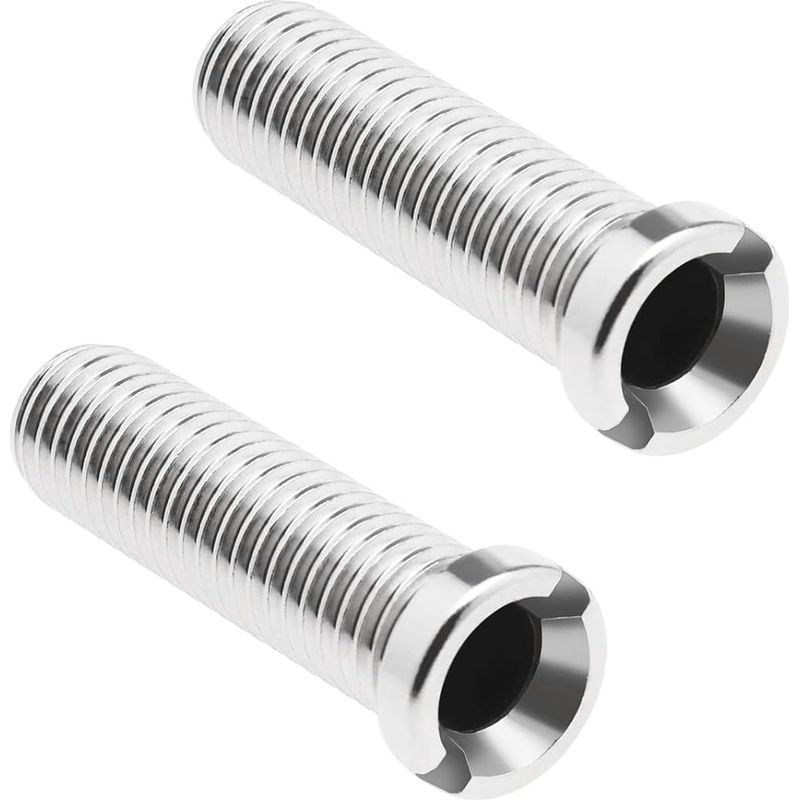 Set Mit 2 Befestigungsschrauben Für Den Küchenspülenablauf, Aus Edelstahl, M12×45 Mm Gewinde, Senkkopfschraube Für Den Abflussstopfen.