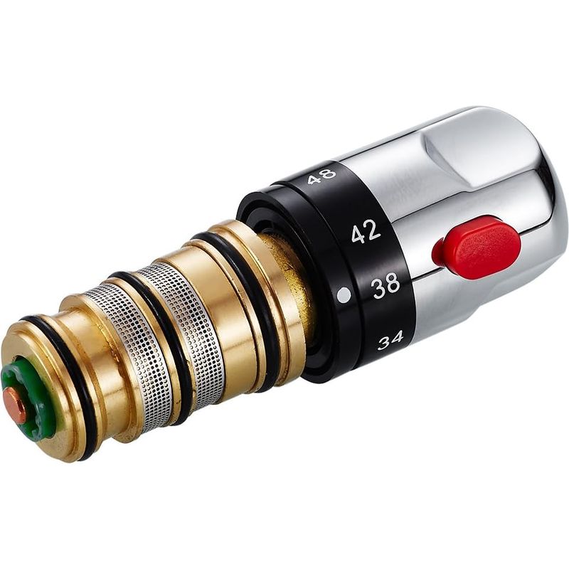 Ersatzteil-reparaturset Für Thermostatische Dusch- Und Badewannenarmaturen, Griff Und Konstanttemperatur-reglerkartusche Aus Messing