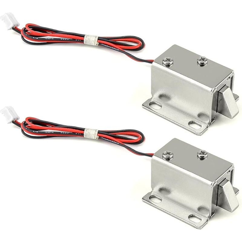 12-v-magnetspulen-elektromagnetschloss Für Tresor-, Schrank- Oder Küchenschranktüren, 2er-pack